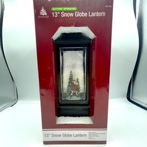 Snow Globe Lighted Lantern